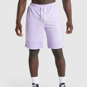 Gymshark Mens RECESS BASKETBALL SHORTS Light Purple XL